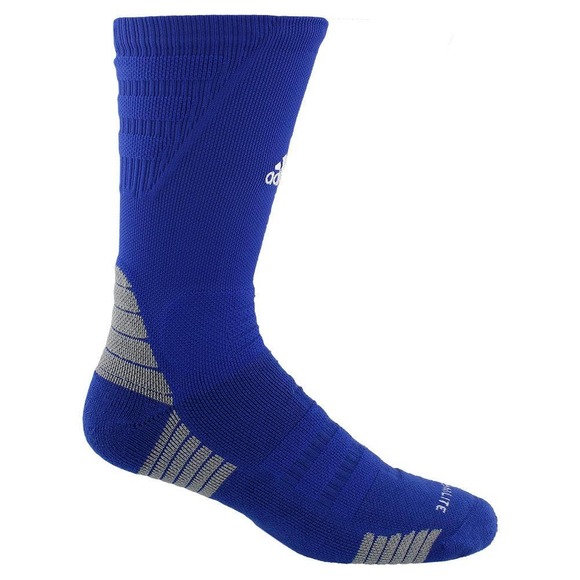 adidas ALPHASKIN Maximum Cushion Crew Socks Mens Large 9-12 5145703C Basketball - Picture 1 of 3